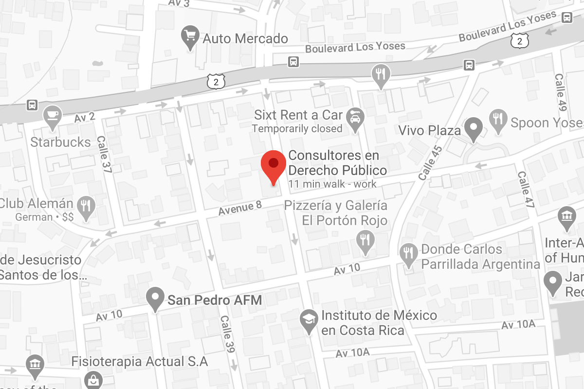 CDP Mapa - Costa Rica